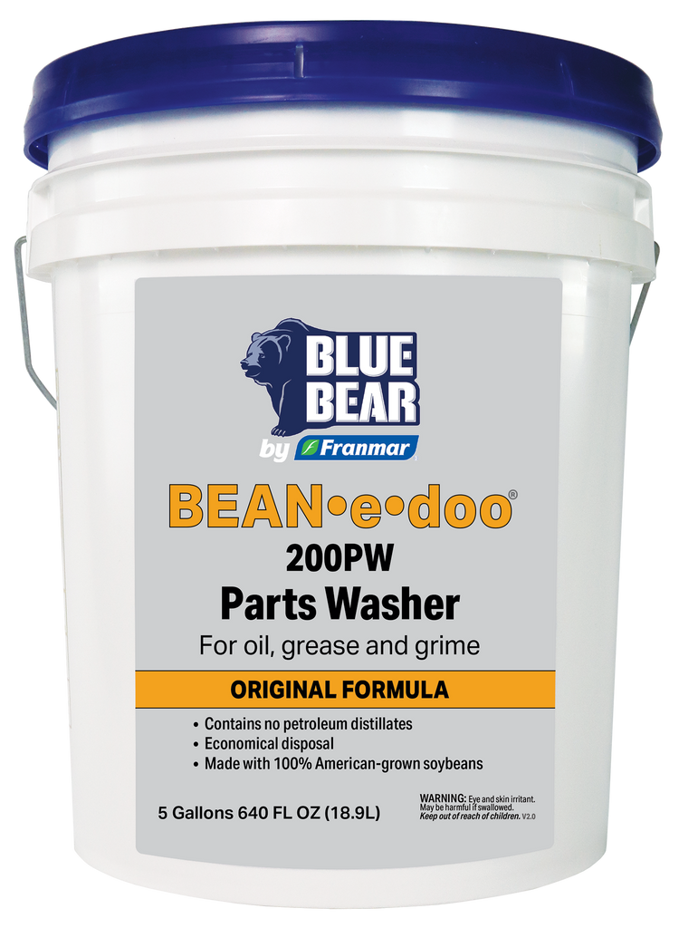 BLUE BEAR® 200PW: BEAN•e•doo® Parts Washer – Franmar, Inc