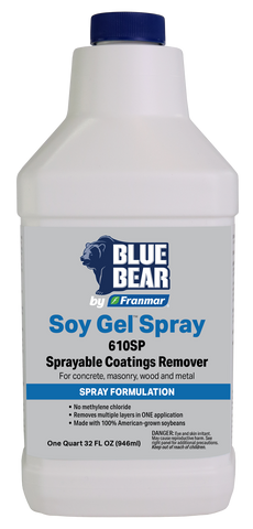 610SP: Soy Gel™ Sprayable Coatings Remover