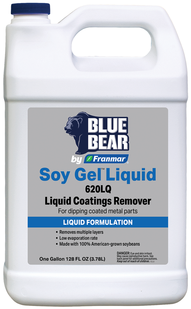 BLUE BEAR® 620LQ: Soy Gel™ Liquid Coatings Remover – Franmar
