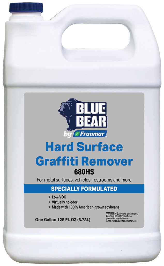 BLUE BEAR® 680HS: Hard Surface Graffiti Remover – Franmar, Inc
