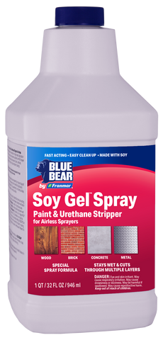 BLUE BEAR® Soy Gel™ Spray (Paint Stripper for Airless Sprayers)