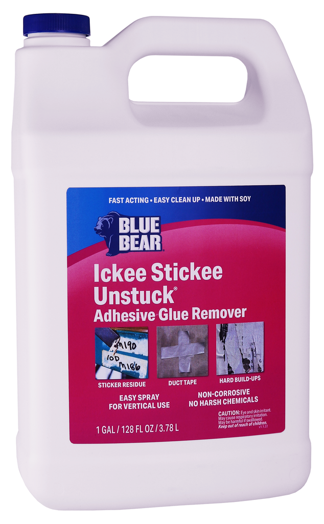 BLUE BEAR® Ickee Stickee Unstuck® Adhesive Remover