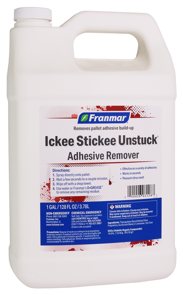 740AD: Ickee Stickee Unstuck® Adhesive Remover – Franmar Products