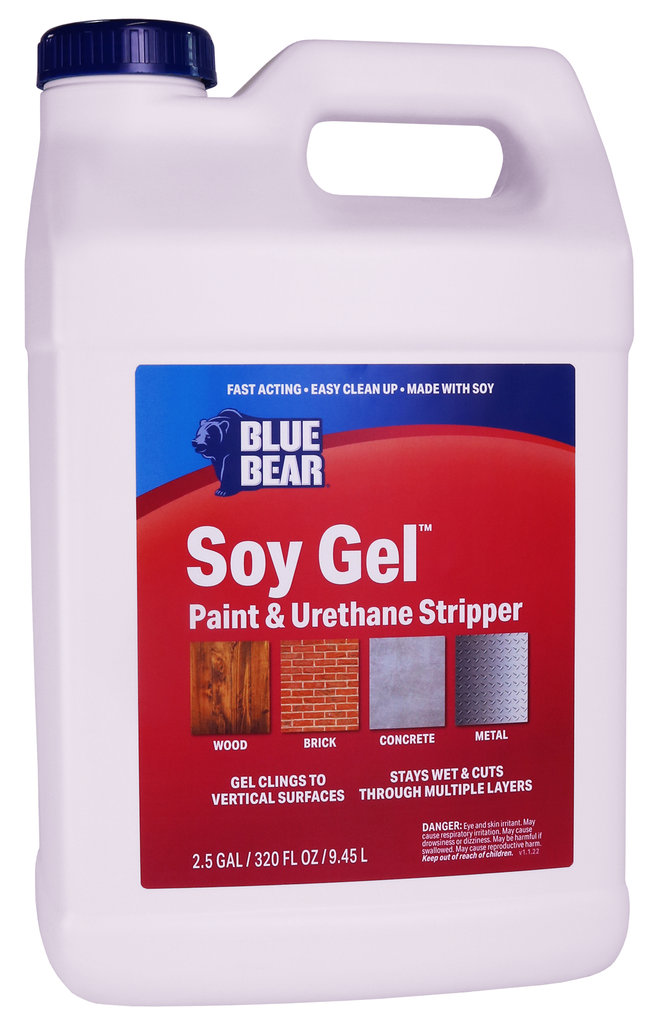BLUE BEAR® Soy Gel™ Paint & Urethane Stripper