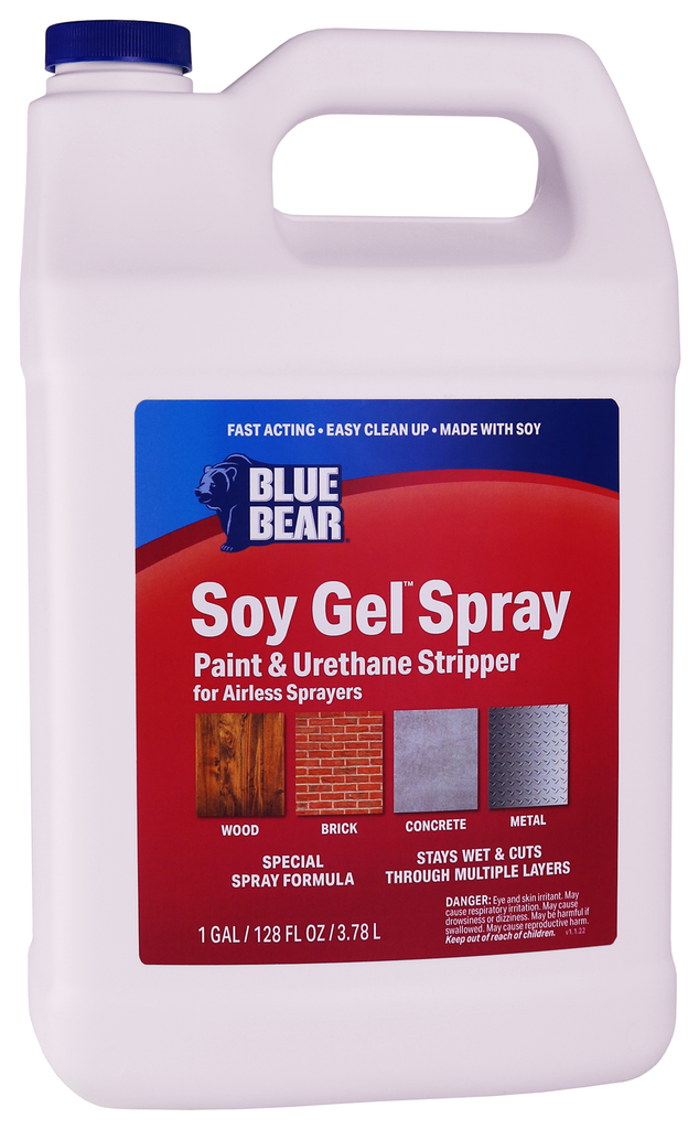 BLUE BEAR® Soy Gel™ Spray (Paint Stripper for Airless Sprayers) – Franmar  Products