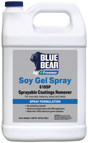 610SP: Soy Gel™ Sprayable Coatings Remover