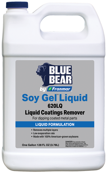 BLUE BEAR® 620LQ: Soy Gel™ Liquid Coatings Remover – Franmar, Inc