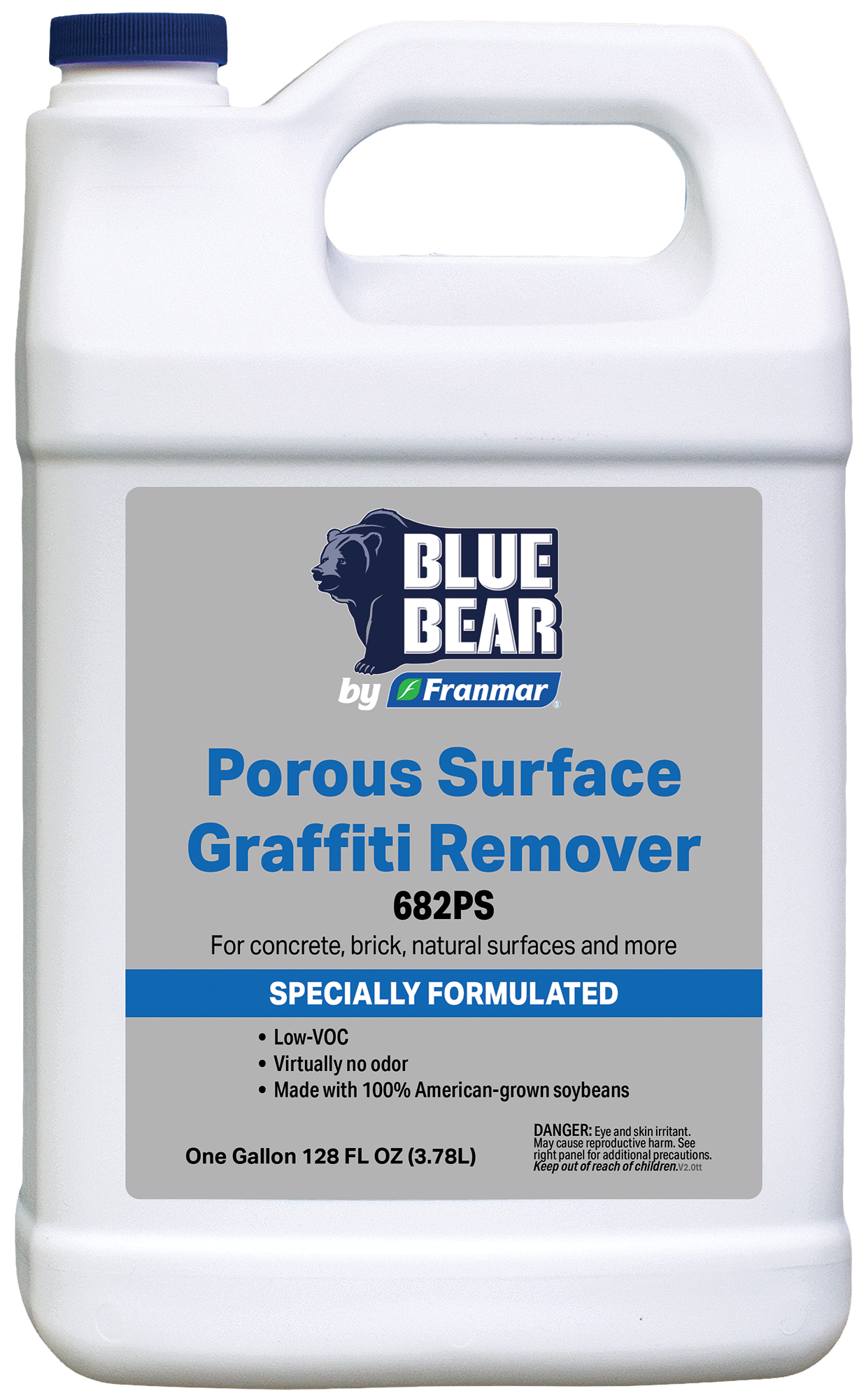 Ma　Detail Artist ZONE ACID CLEANER 他 BLUE BEAR® 682PS: Porous Surface Graffiti Remover – Franmar, Inc
