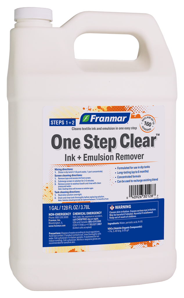 EMULSION REMOVER（4本） Franmar One Step Clear (Ink + Emulsion Remover) – Franmar, Inc