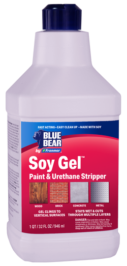 BLUE BEAR® Soy Gel™ Paint & Urethane Stripper
