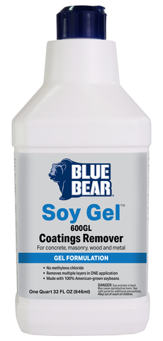Soy Gel 600GL Coatings Remover quart product photo