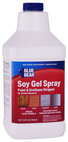 BLUE BEAR® Soy Gel™ Spray (Paint Stripper for Airless Sprayers